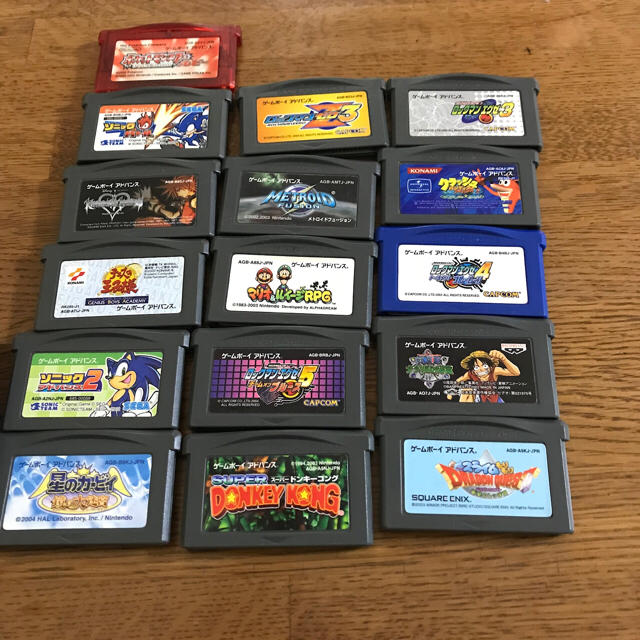 ゲームボーイアドバンス - ゲームボーイアドバンスカセット16本セット+