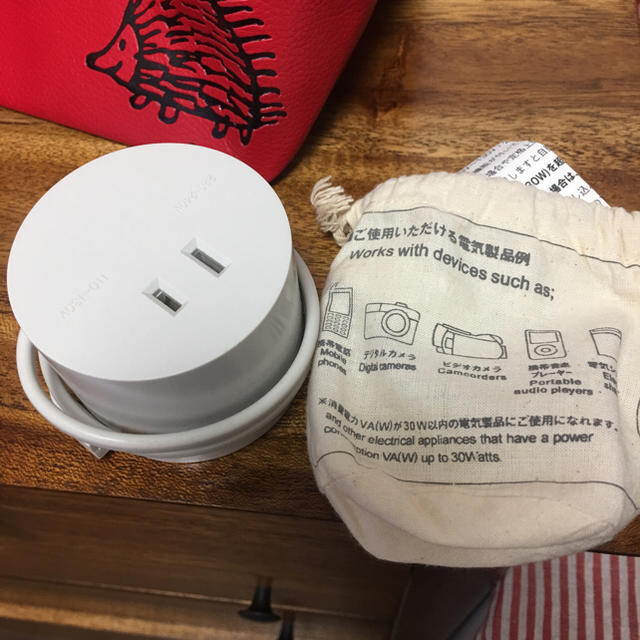 MUJI (無印良品)(ムジルシリョウヒン)の無印 変圧器 インテリア/住まい/日用品の日用品/生活雑貨/旅行(旅行用品)の商品写真