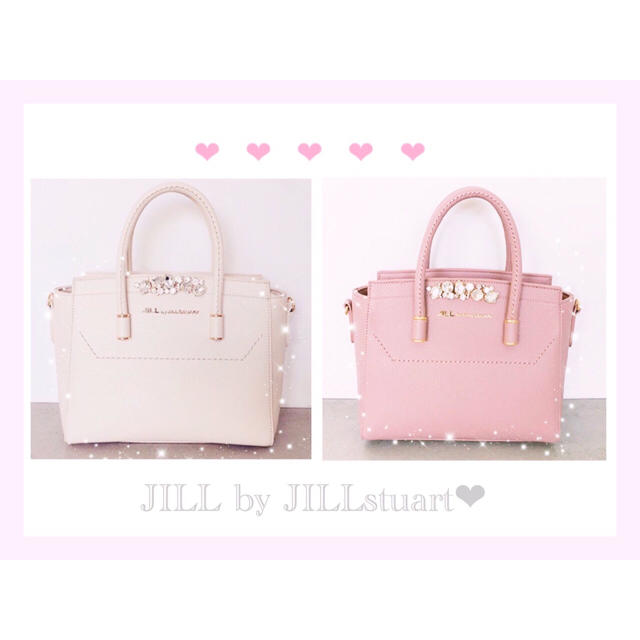 JILL by JILLSTUART(ジルバイジルスチュアート)の🎀ジルバイジルスチュアート🎀ロイヤルビジュートートバッグ💓ホワイト❤️✨ レディースのバッグ(トートバッグ)の商品写真