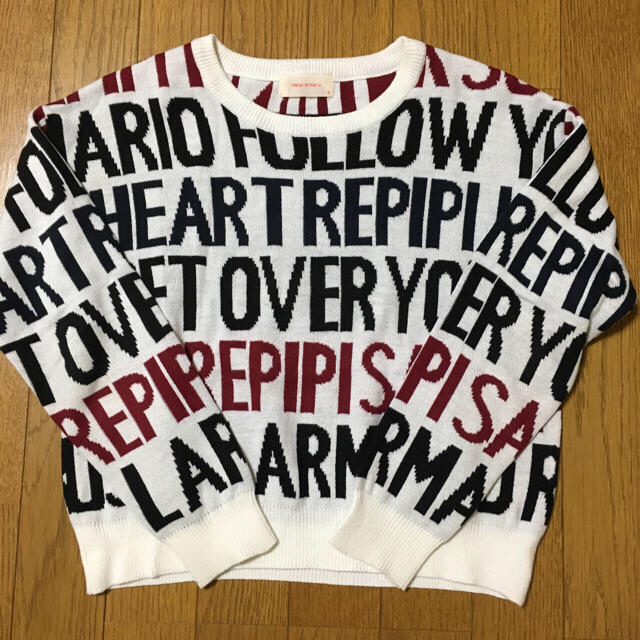 repipi armario(レピピアルマリオ)のrepipi armario セーター キッズ/ベビー/マタニティのキッズ服女の子用(90cm~)(ニット)の商品写真