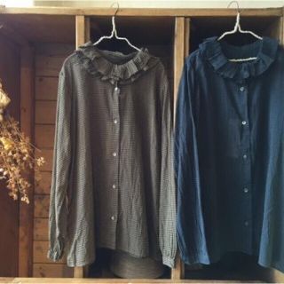 ネストローブ(nest Robe)のネストローブ ボイルチェックブラウス(シャツ/ブラウス(長袖/七分))