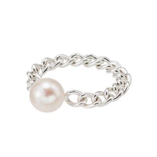 エナソルーナ Pearl fork ring