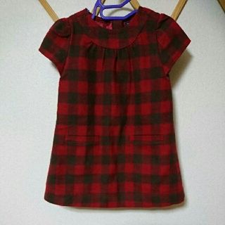 ベビーギャップ(babyGAP)の美品 babygap ウールワンピース お出かけ 七五三 95(ワンピース)