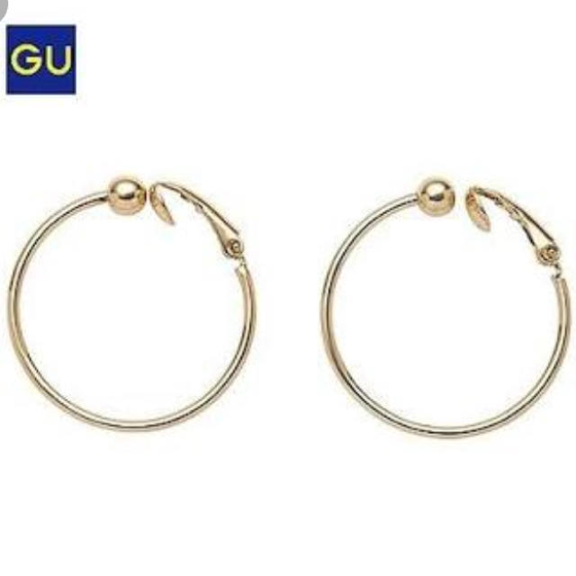 GU(ジーユー)の未使用品 GU メタルフープイヤリング レディースのアクセサリー(イヤリング)の商品写真