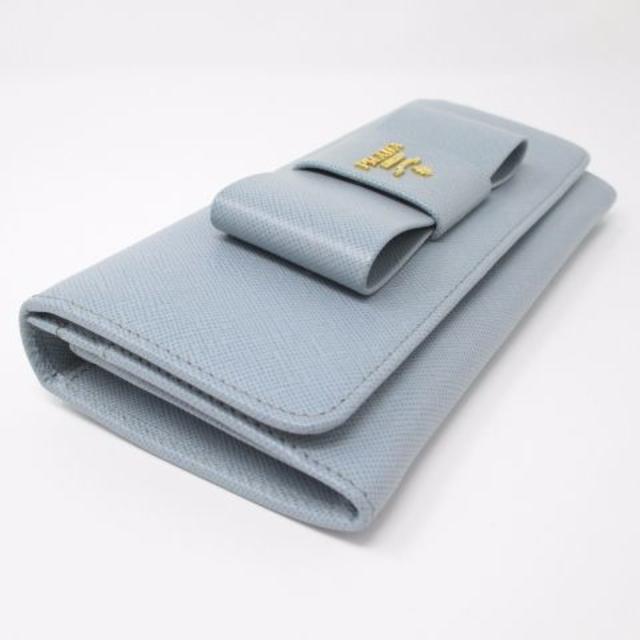 正規品・鑑定済】新品 プラダ PRADA 財布 リボン 長財布 正規品・鑑定済】新品 プラダ PRADA 財布 リボン 長財布