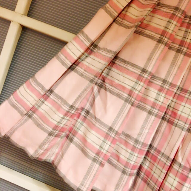 BODYLINE(ボディライン)の♡制服 ピンクチェックスカート♡ レディースのスカート(ミニスカート)の商品写真