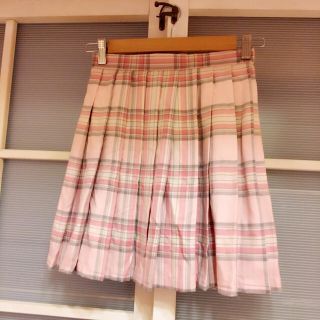 ボディライン(BODYLINE)の♡制服 ピンクチェックスカート♡(ミニスカート)