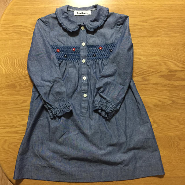 familiar(ファミリア)の[美品] familiar ファミリア ワンピース 110 キッズ/ベビー/マタニティのキッズ服女の子用(90cm~)(ワンピース)の商品写真