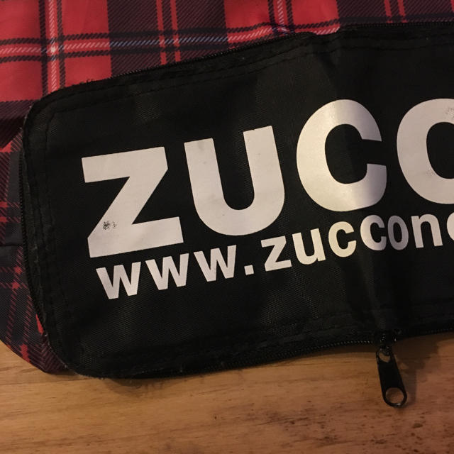CABANE de ZUCCa(カバンドズッカ)のzucca エコバッグ 赤 チェック レディースのバッグ(エコバッグ)の商品写真