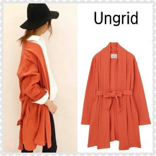 アングリッド(Ungrid)のiku様専用　新品　Ungrid　ベルト付ルーズカーデ(カーディガン)