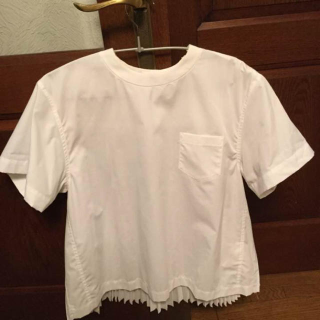 sacai luck(サカイラック)のsacai luck プリーツ Tシャツ シャツ レディースのトップス(Tシャツ(半袖/袖なし))の商品写真