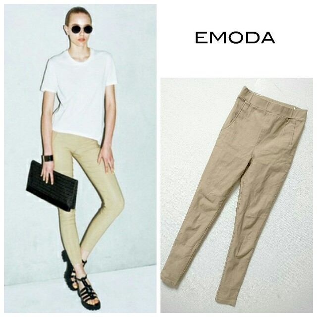 EMODA(エモダ)のEMODA*BASICツイルレギンス レディースのパンツ(その他)の商品写真