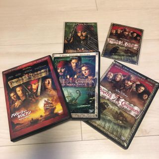 ディズニー(Disney)の【美品 レア】パイレーツオブカリビアン DVD 3部作 送料込(外国映画)