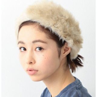 ビームスボーイ(BEAMS BOY)のCableami×BEAMS BOY  ファー ヘアバンド 16AW(ヘアバンド)