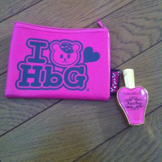 エイチビージー(HbG)のポーチ＆ライターセット(ポーチ)