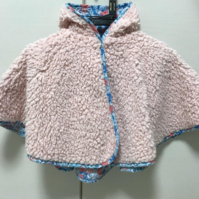 fafa(フェフェ)のfafaショールコート キッズ/ベビー/マタニティのキッズ服女の子用(90cm~)(コート)の商品写真