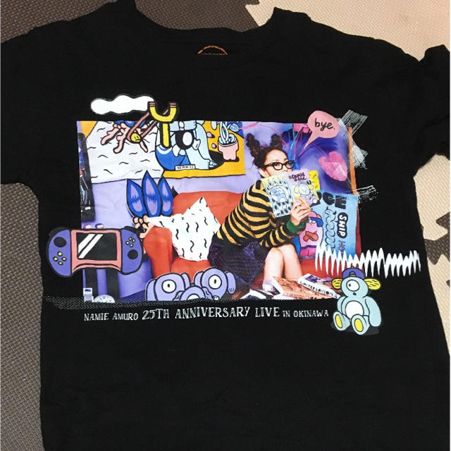 安室奈美恵　沖縄ライブ25周年Tシャツ