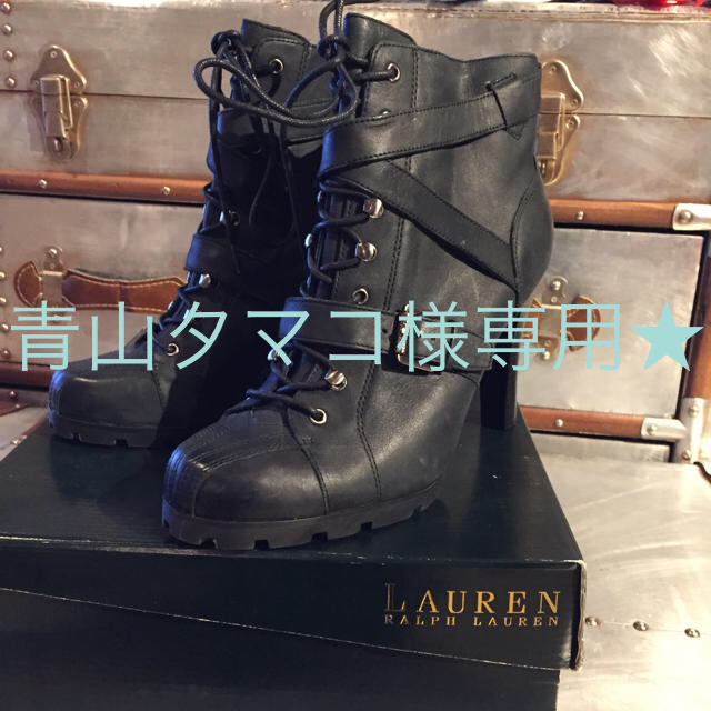 Ralph Lauren(ラルフローレン)の引っ越しセール！本日のみ【新品】クールテイスト★ラルフローレン★ブーツ39 レディースの靴/シューズ(ブーツ)の商品写真