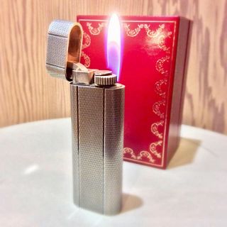 カルティエ(Cartier)の【Cartier】シルバー ガスライター【アンティーク】(その他)