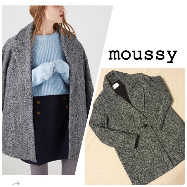 moussy(マウジー)の◆お値下げ◆moussy シングルチェスターコート レディースのジャケット/アウター(チェスターコート)の商品写真