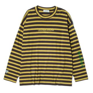 ゲス(GUESS)のGUESS monkey time コラボ ロンT 新品未使用 Lサイズ(Tシャツ/カットソー(七分/長袖))