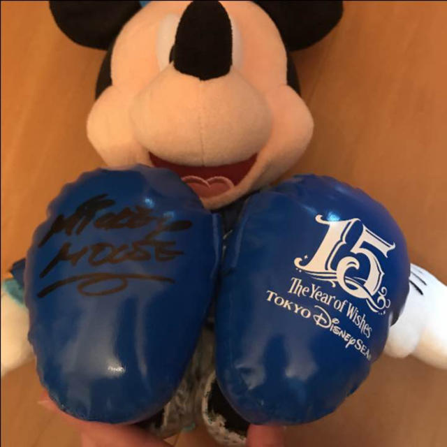 Disney(ディズニー)のディズニーシー15周年 ミッキーぬいぐるみ エンタメ/ホビーのおもちゃ/ぬいぐるみ(ぬいぐるみ)の商品写真