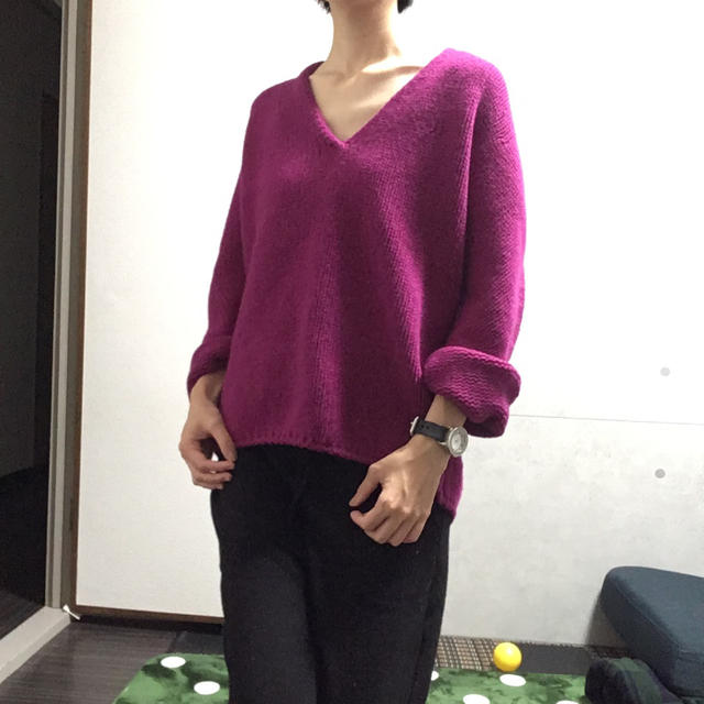 IENA(イエナ)のIENA  今季ニット  ピンク レディースのトップス(ニット/セーター)の商品写真