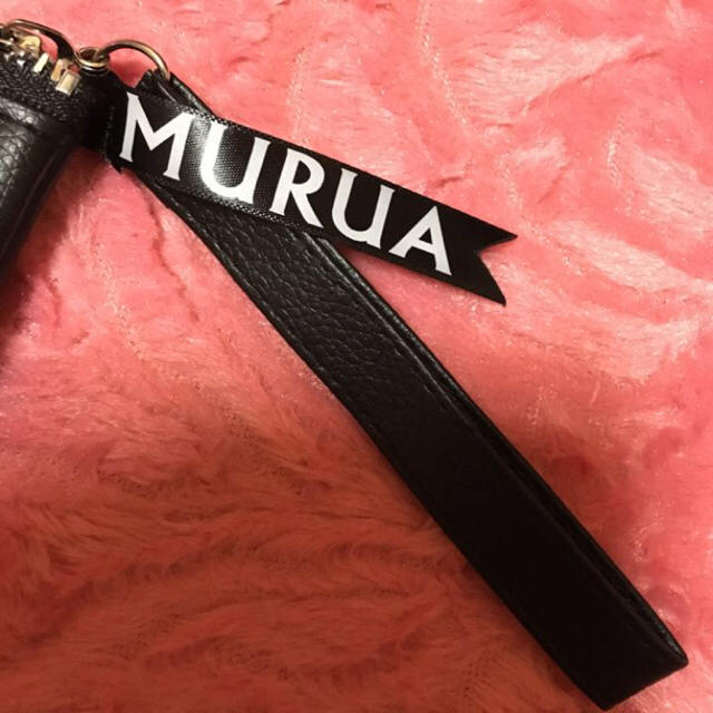 MURUA(ムルーア)の新品*ムルーア*クラッチバッグ*ポーチ*付録*レザー* レディースのバッグ(クラッチバッグ)の商品写真