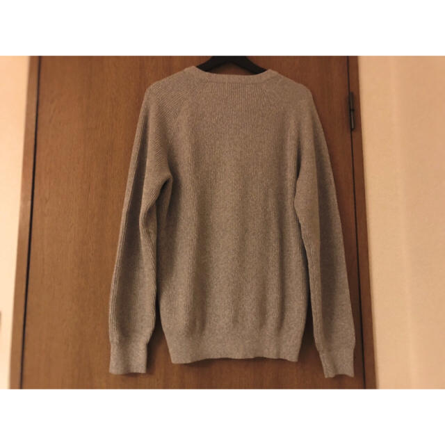 UNIQLO(ユニクロ)のUNIQLO/セーター/ライトグレー/XLサイズ/クルー/新品/未使用品/美品 レディースのトップス(ニット/セーター)の商品写真