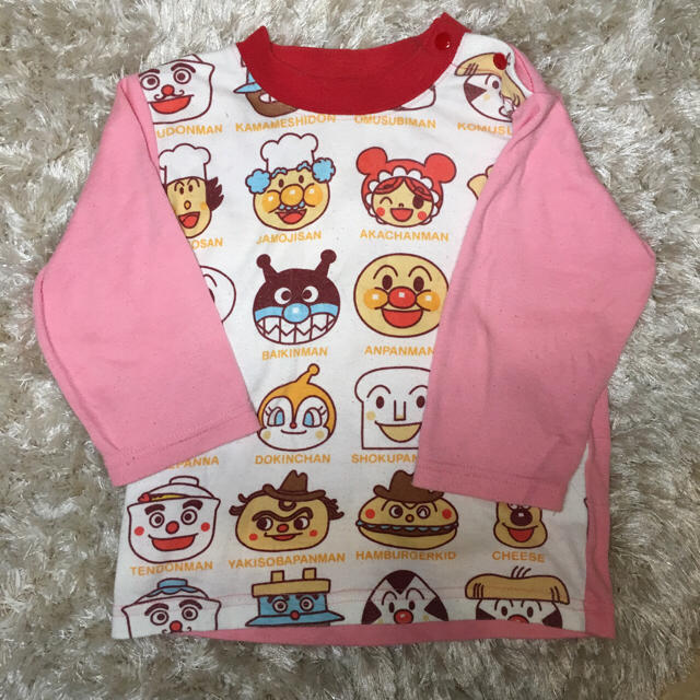 アンパンマン(アンパンマン)の幼児パジャマ キッズ/ベビー/マタニティのキッズ服女の子用(90cm~)(パジャマ)の商品写真