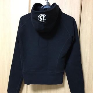 ルルレモン(lululemon)の美品☆ルルレモン 黒 パーカー(ヨガ)