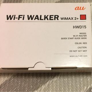 エーユー(au)のWiMAX2 Wi-Fiwalker(その他)