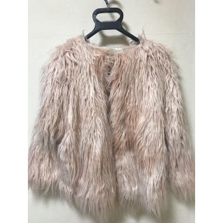 ザラキッズ(ZARA KIDS)のファーコート(毛皮/ファーコート)