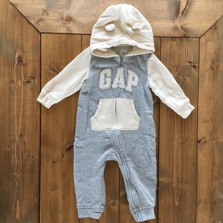 ベビーギャップ(babyGAP)のGAP耳付きボディオールパーカー(カバーオール)