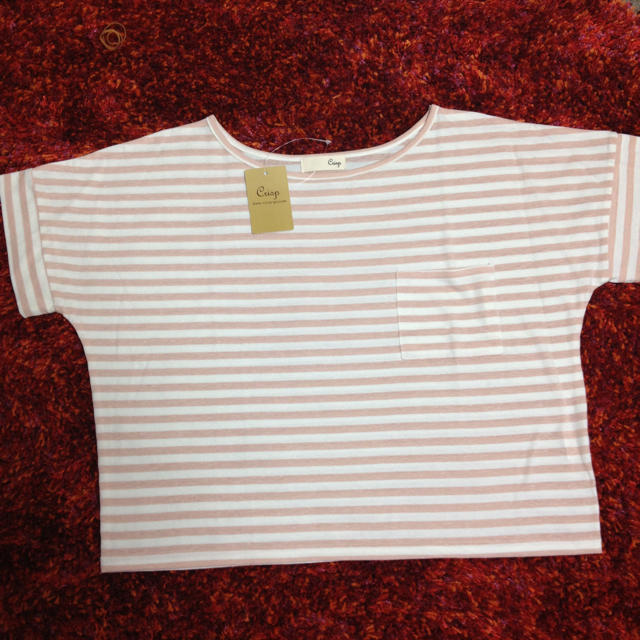 Crisp(クリスプ)のcrispボーダーTシャツ レディースのトップス(Tシャツ(半袖/袖なし))の商品写真