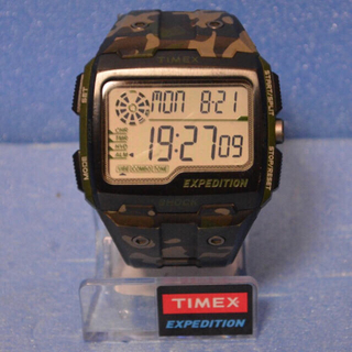 タイメックス(TIMEX)の腕時計　タイメックス　迷彩　グリーンカモ　メンズ(腕時計(デジタル))