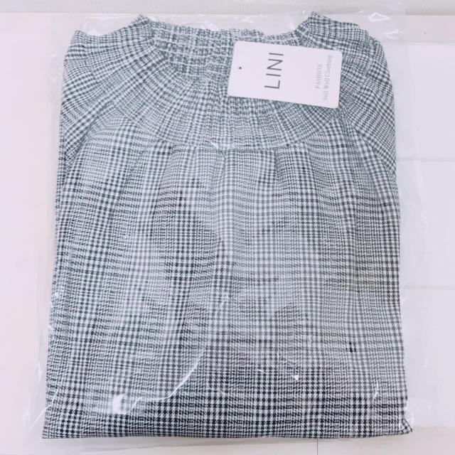 dholic(ディーホリック)のグレンチェック パフスリーブ ボリューム袖 ブラウス トップス ZARA 系 レディースのトップス(シャツ/ブラウス(長袖/七分))の商品写真