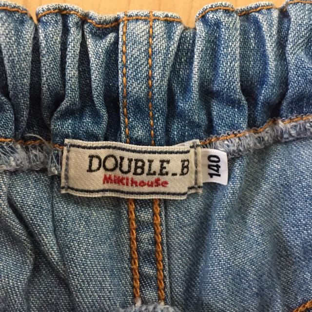 DOUBLE.B(ダブルビー)のDOUBLE.B デニム 140サイズ キッズ/ベビー/マタニティのキッズ服男の子用(90cm~)(パンツ/スパッツ)の商品写真