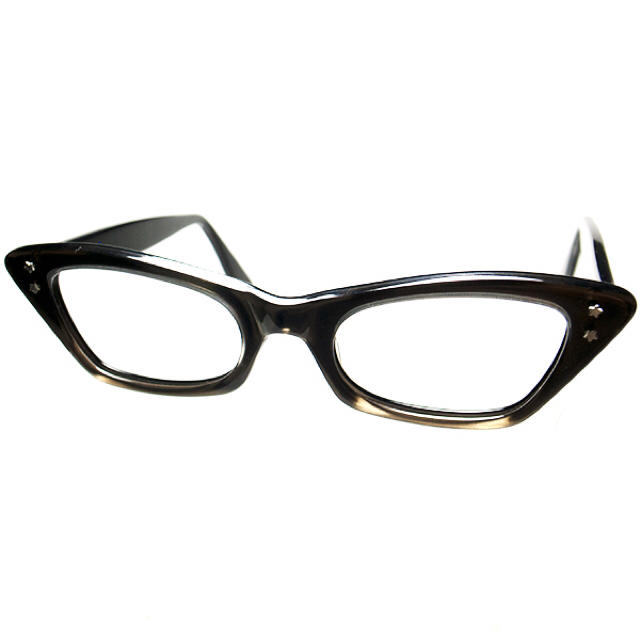 60sUSAアメリカ未使用デッド◆ビンテージメガネキャッツアイフレーム/309 レディースのファッション小物(サングラス/メガネ)の商品写真