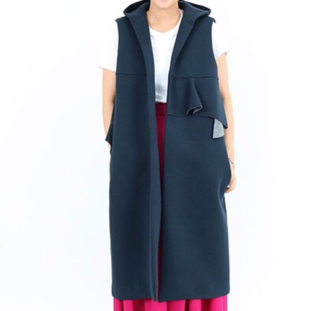 yori ヨリ ボンディング ロング ジレ | wic-capital.net