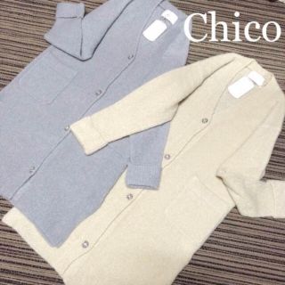 フーズフーチコ(who's who Chico)の新品♡チコ♡ビジューロングカーディガン♡スナイデル♡ダズリン(カーディガン)