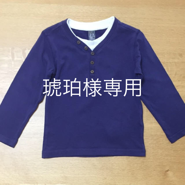 ZARA KIDS(ザラキッズ)の【琥珀様専用】ZARA  長袖カットソー  98 キッズ/ベビー/マタニティのキッズ服男の子用(90cm~)(Tシャツ/カットソー)の商品写真