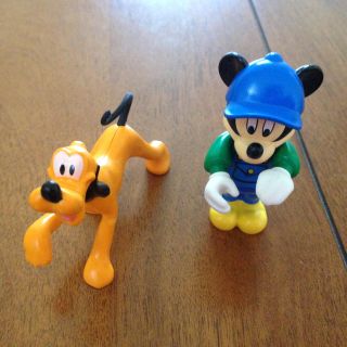レゴ(Lego)のLEGO  ディズニー  ミッキー  プルート  廃盤品  レア  ミニフィグ(積み木/ブロック)