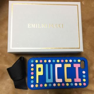 エミリオプッチ(EMILIO PUCCI)のプッチ☆エミリオプッチ☆iPhoneカバー☆iPhoneケース☆ブルー(iPhoneケース)