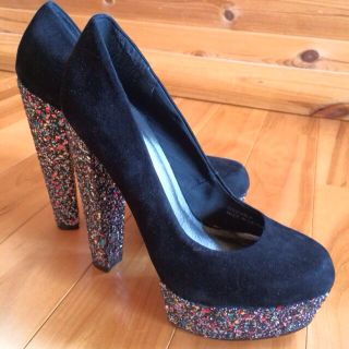 トップショップ(TOPSHOP)のTopshopGlitterHeels(ハイヒール/パンプス)