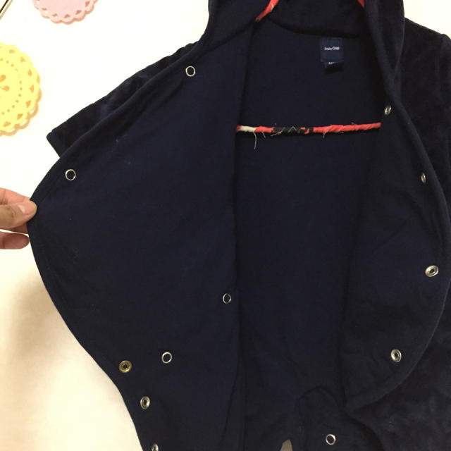 babyGAP(ベビーギャップ)のbaby gap くまさんロンパース キッズ/ベビー/マタニティのベビー服(~85cm)(ロンパース)の商品写真