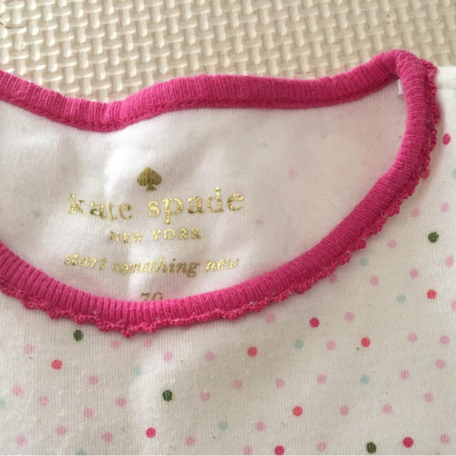 kate spade new york(ケイトスペードニューヨーク)の売りけれケイトスペードロンパース キッズ/ベビー/マタニティのベビー服(~85cm)(ロンパース)の商品写真