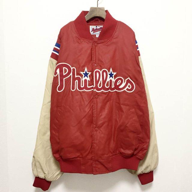 フィリーズ phillies スタジャン ジャケット majestic 90s