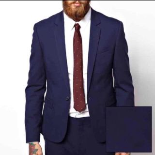 エイソス(asos)のASOS(エイソス)Skinny Fit Suit Jacket in Navy(テーラードジャケット)