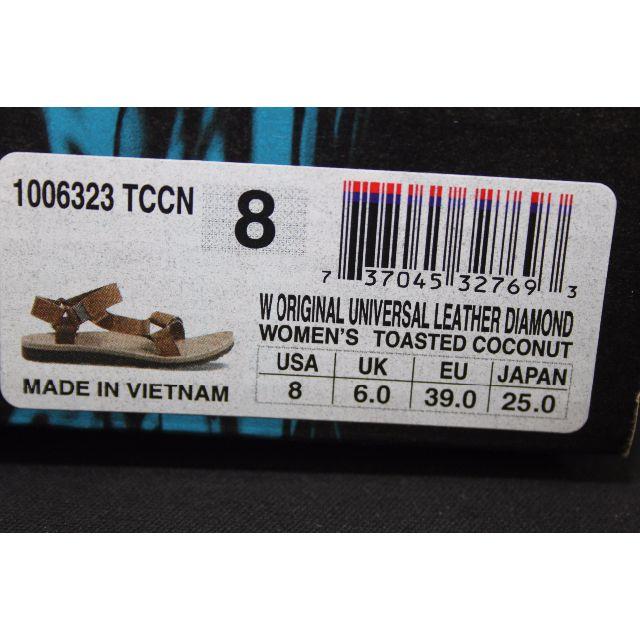 Teva(テバ)のTeva レザーストラップ　サンダル　25cm 未使用 レディースの靴/シューズ(サンダル)の商品写真